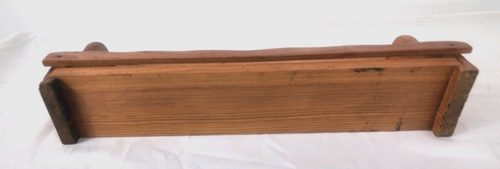 DE COLECCIÓN 1 Nivel COTTAGECORE ESTANTE DE ESPECIAS DE MADERA Colgante de Pared/Encimera - Imagen 6 de 7