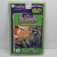 LeapFrog Leap 3 SCIENCE The World of Dinosaurs Book & Cartridge New Ages 8-10