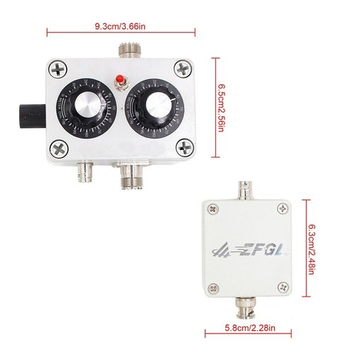 HF Antenna 20W Power Output Frequency Range 5-30MHz Indoor And Outdoor Use - Photo 3/11