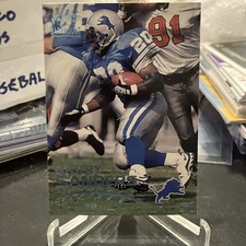 1998 Pacific Paramount Platinum Blue #81 barry sanders  lions