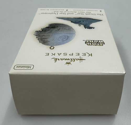 Hallmark Mini Star Wars The Death Star & Star Destroyer Ornaments 2008 - NEW - Picture 8 of 12