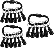 18Pcs 1/4Inch Hex Shaft Screwdriver Bit Holder Portable Extension Bar Keychain S