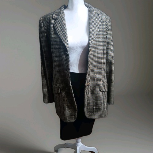 Ellen Tracy Size 8 Light Brown Dress Suit, Blazer And Black Pencil Skirt - Picture 6 of 10