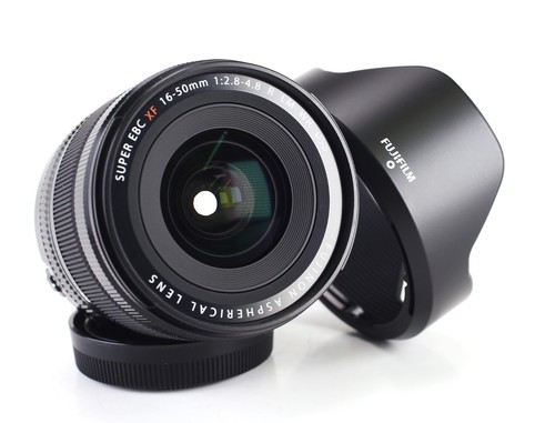 Fuji XF 16-50mm F2.8-4.5 R LM WR Super EBC AF Lens F&R Caps & Hood MINT - Picture 5 of 15