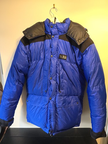 Rab Summit Extreme Guide Andes Down Jacket Small Vintage Made in England Pertex