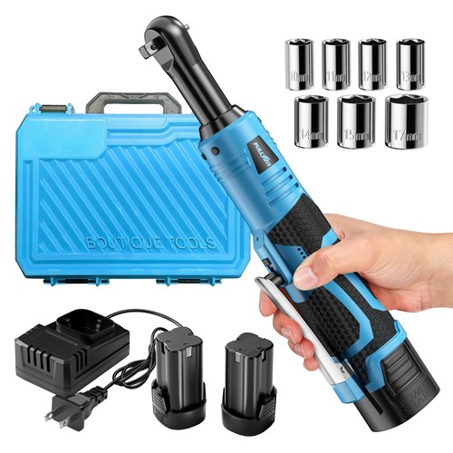 Electric Ratchet Wrench Set,18V Cordless Ratchet Tool Kit,550 RPM, 3/8" Varia... - Picture 1 of 9