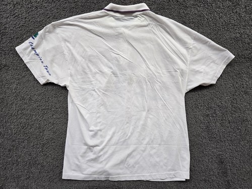 Camisa Spaulding Vintage Para Hombre XL Manga Corta Golf Polo Champion Tour Años 90 90 - Imagen 12 de 14