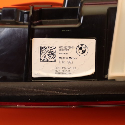 BMW X4 TRUNK TAIL LIGHT LEFT DRIVER 2019 2020 2021 2022 2023 2024 63217433799 - Picture 10 of 11