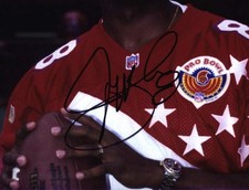 Jeff Blake signed NFL football 8x10 photo W/Cert Autographed 01