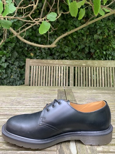 DR MARTENS BLACK PW 1461 OXFORD SMOOTH LEATHER SHOES LEATHER SIZE UK 9 Eu 43 - Picture 9 of 15