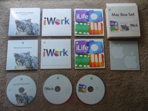 Apple Mac Box Set - Mac OS X Snow Leopard, iLife & iWork