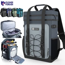 30L Cooler Backpack Insulated Bag Leakproof Waterproof Camping Picnic Lunch Big