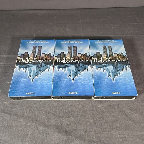 The 10th Kingdom (3) tape VHS set, used in good condition