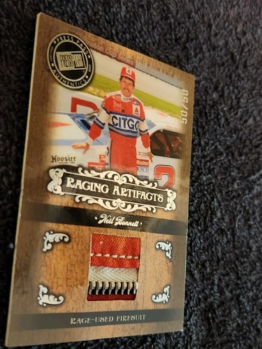 2008 Press Pass Legends Neil Bonnett Nascar 🔥 Fire Suit Card Rare Zipper. 50/50 - Picture 5 of 8