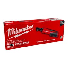 Milwaukee 2457-20 M12 12V Lithium-Ion Cordless 3/8 in. Ratchet (Tool-Only)