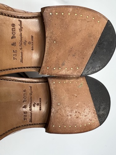 Seltene $ 485 britische handgefertigte Grenson Rag & Bone Herren Brogue Oxford Schuhe Größe 12 - Bild 13 von 16