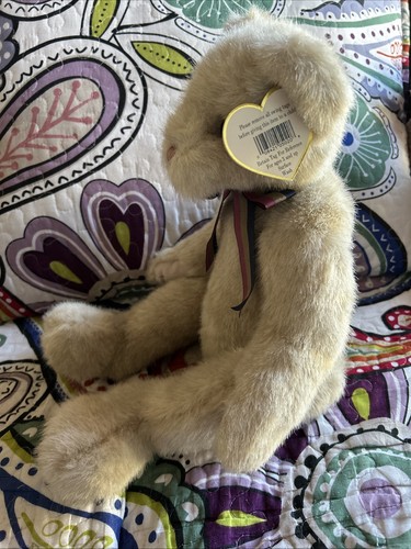 RETIRED TY Large 18” Plush SPICE Beanie Teddy Bear w Movable Head Tags 1995 - Picture 4 of 20