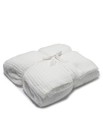 Barefoot Dreams CozyChic Ribbed Bed Blanket Full/Queen White