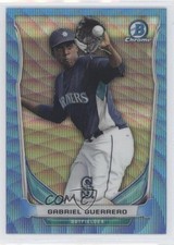 2014 Bowman Draft Top Prospects Chrome Blue Wave Refractor Gabriel Guerrero 2d7