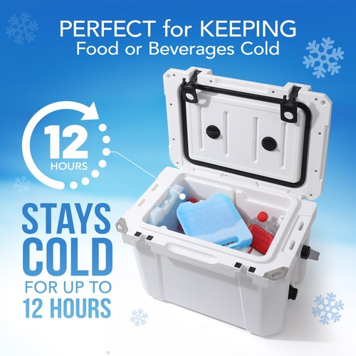 Large Reusable Ice Packs for Cooler with Handle 2 Pack Long Lasting Coolness - Picture 2 of 6
