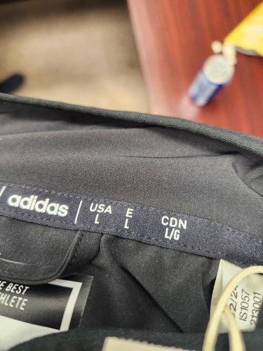 Adidas Sideline Long Sleeve 1/4 Zip Black. Size Large New With Tags Retails $75 - Picture 5 of 5