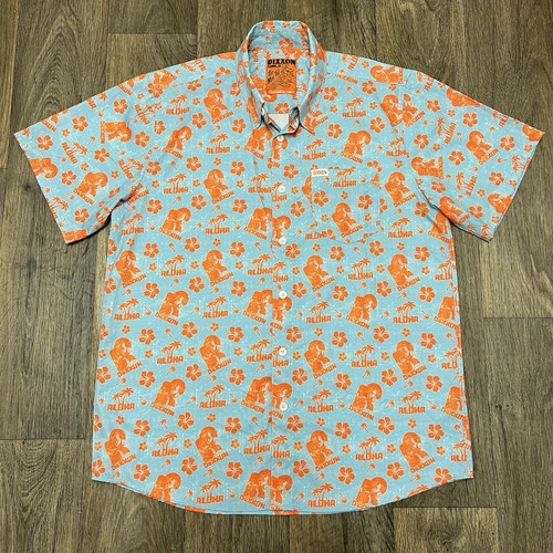 Camisa con botones de manga corta Dixon Flannel Company para hombre GRANDE floral  - Imagen 2 de 12