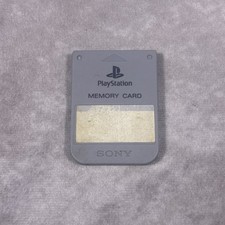 Playstation 1 PS1 Official OEM 15 Block Memory Card Tested Working