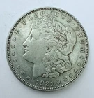 1921 D  $1 Morgan Silver Dollar 90% Silver, Extra Fine Condition Free Ship #1610