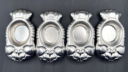 Stainless Steel Butter Dish Lobster Bowl Set of 4–Metal Replacement Serving Dish - Picture 1 of 5