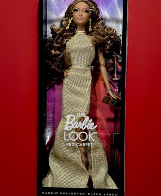 The LOOK Red Carpet Barbie Doll African American Black Label