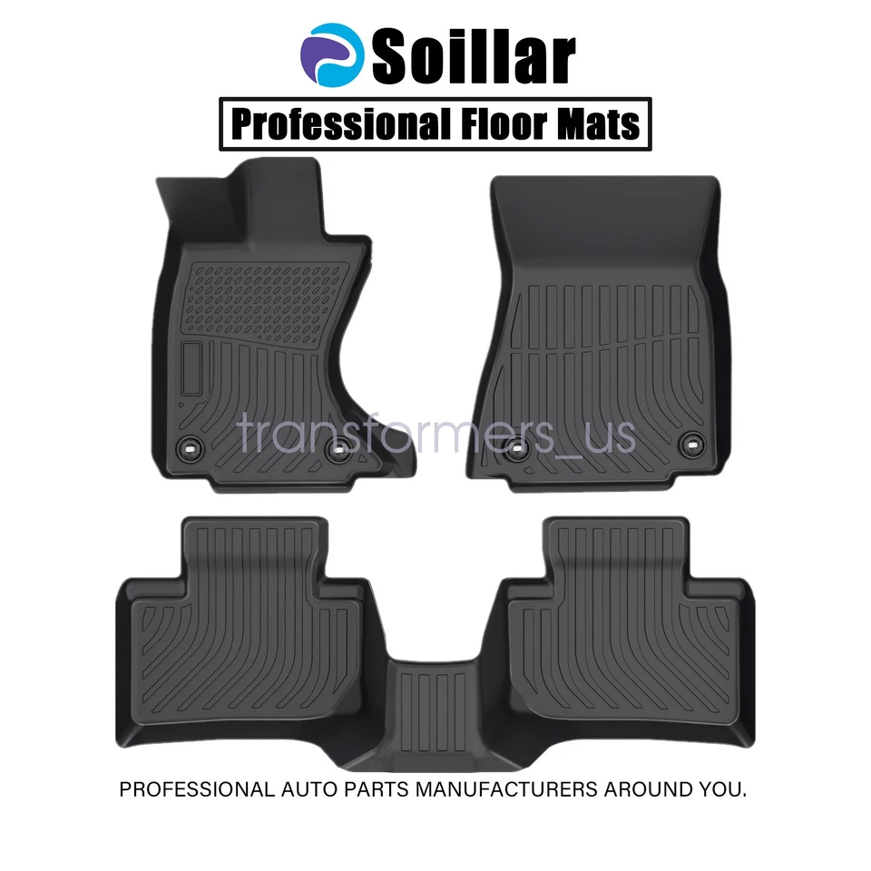 TPE Floor Mats Liners For 2014 2015 2016 2017-2022 Lexus IS350 IS250 IS300 AWD - Image 2 of 4