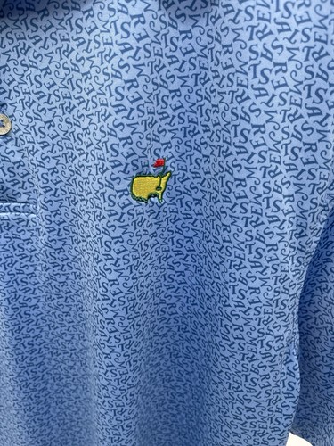 Polo Masters Tech Iconic azul mediano para hombre - Imagen 3 de 7