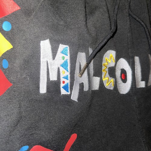 Reason Malcolm X Joggers Sweat Shorts Embroidered Size Y2k Xxl 2xl - Picture 5 of 7