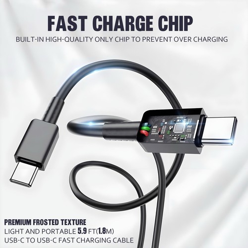 Genuine Samsung Type C USB Super Fast Charging & Data Sync Cable 100% Original - Picture 3 of 7