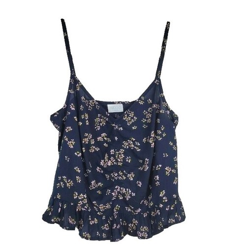 J. Crew NWT Gathered Lurex® Gauze Camisole in Floral Block