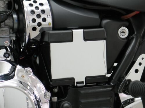 Fehling 6069 chrome panneau décoratif boîtier batterie gauche Triumph America Speedmaster - Photo 1/6