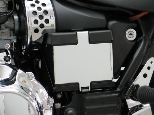 Fehling 6069 Chrom Zierblende Batteriekasten links Triumph America Speedmaster
