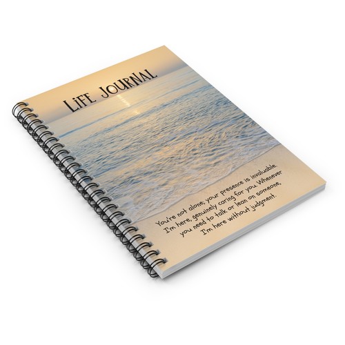 Life ""You're Not Alone"" Notebook a spirale diario - Linea regolata - Foto 4 di 6
