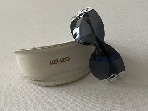 Kenzo Aviator White Metal Flower Sunglasses