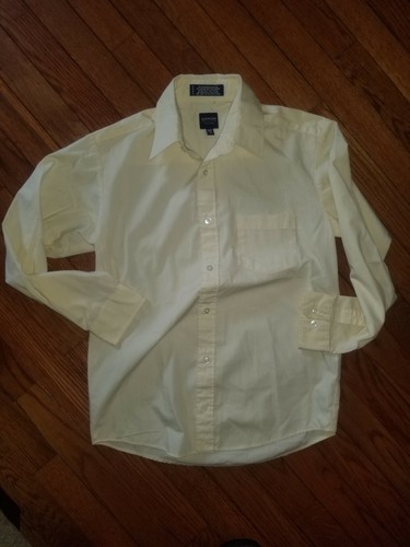 Boy's Button Down Collared Dress Shirts Yellow & Red Size 14 - Picture 3 of 11