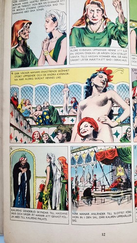 Hassan de Bagdad y la princesa de la isla Wak-Wak por BOVIL (Sueco 1946) - Imagen 10 de 15