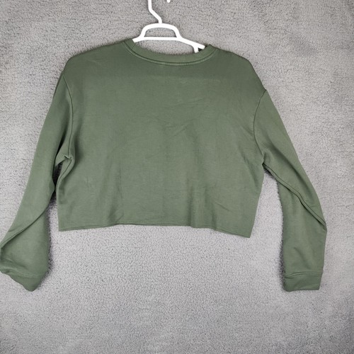 Sudadera Pullover Orvis Para Mujer Top Corto Verde Oliva Para Mujer Grande Manga Completa - Imagen 9 de 9