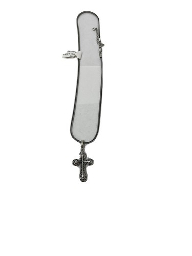 Punze Glaube exquisites großes Kreuz Sterlingsilber Neu - Bild 7 von 7