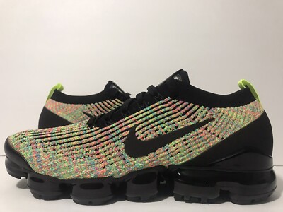 靴 Air VaporMax Flyknit 3 \"Gunsmoke Volt\" Nike Air Vapormax Flyknit 3 “Gunsmoke / Thunder Grey Volt