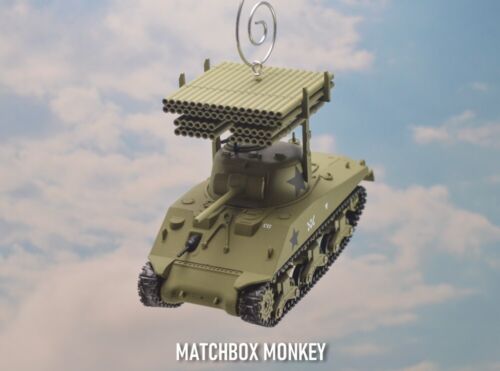 USA Sherman Tank M4 D-Day Utah Beach WWII US Army USMC Christmas Ornament 40th - Picture 3 of 13