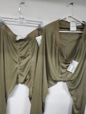 2 POLARTEC Xxl Long  SILKWEIGHT BASE LAYER DRAWERS BOTTOMS PANTS Size 2xl Long O