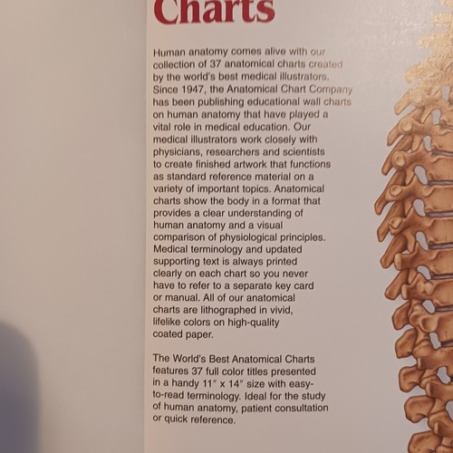 The World's Best Anatomical Charts 3rd Edition Medical Nursing Homeschool School - Picture 3 of 6