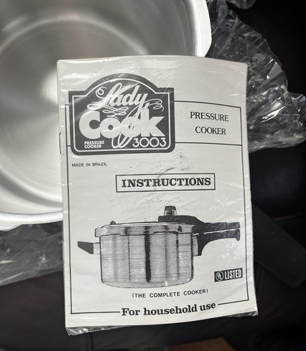 Pressure Cooker Vintage NEW Lady Cook 3003 Pressure Cooker 6.4 Quart - Picture 13 of 14