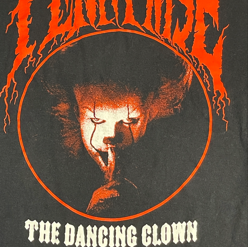 T-shirt clown IT Pennywise taglia 2X galleggerai troppo nera 100% cotone maglietta film - Foto 5 di 7