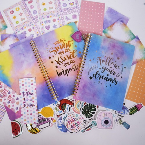 DIY Journal Kit Journal Set Scrapbook Diary Journaling Art Craft For Girls - Picture 13 of 43